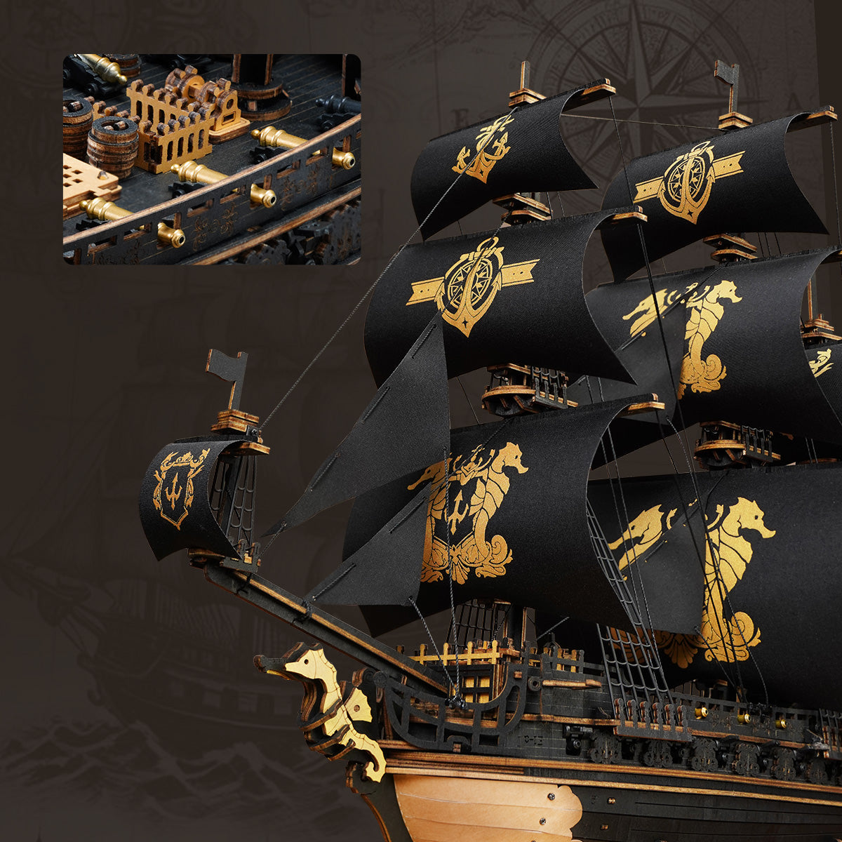 The Seahorse Barque 3D Puzzle