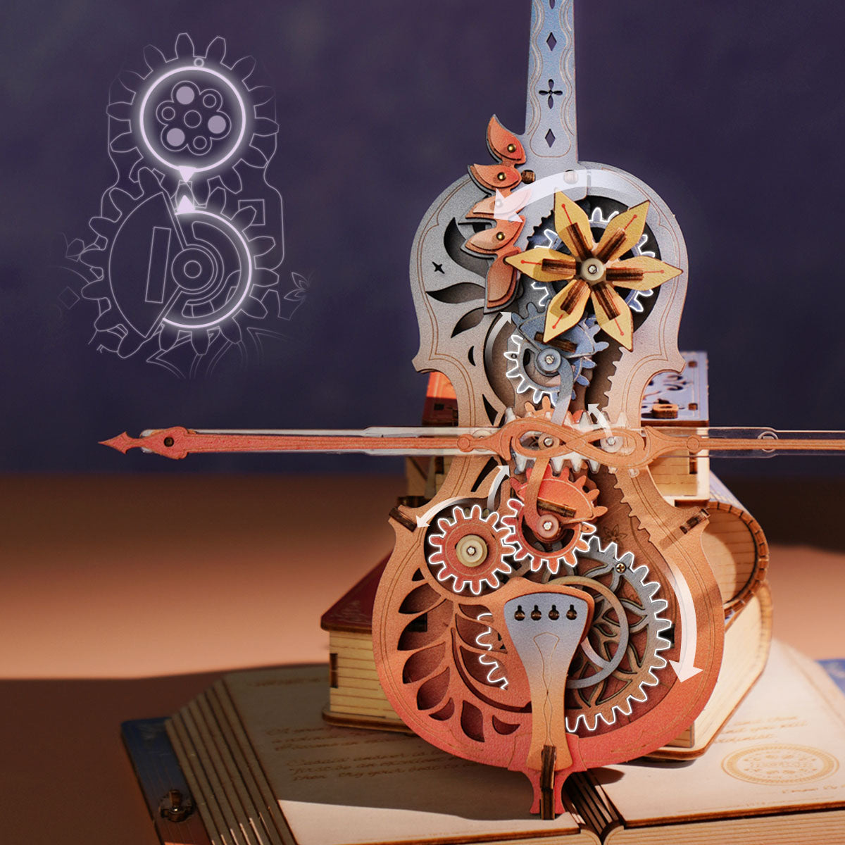 Symphony of Gorgeous Dreams Mechanical Music Box 3D Puzzle