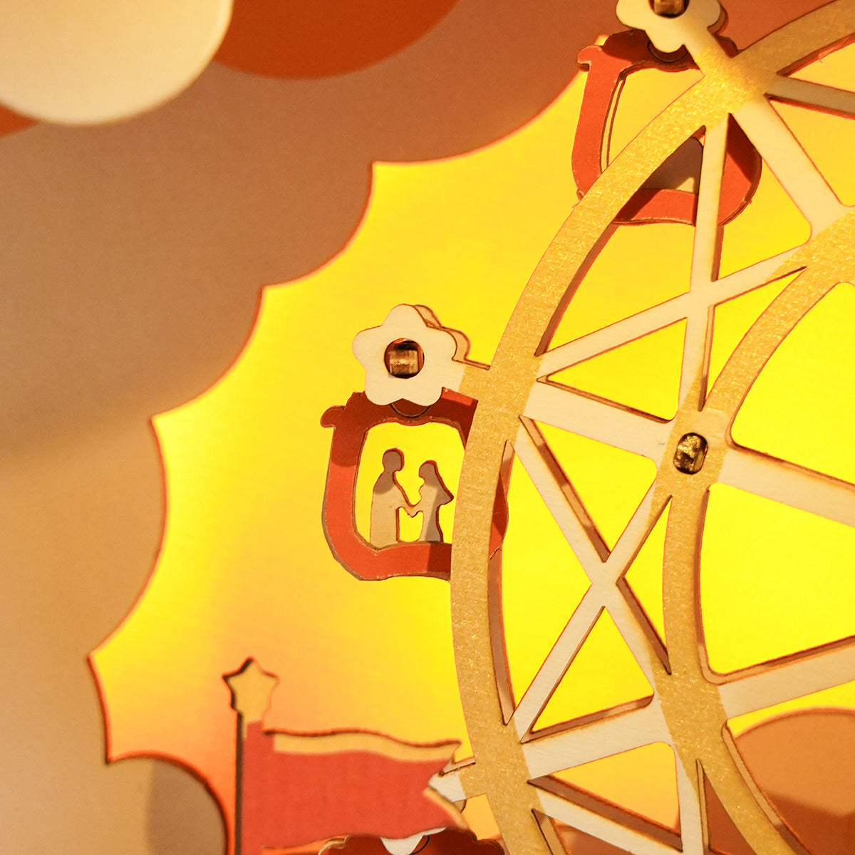 Sunset Carnival DIY Music Box 3D Puzzle