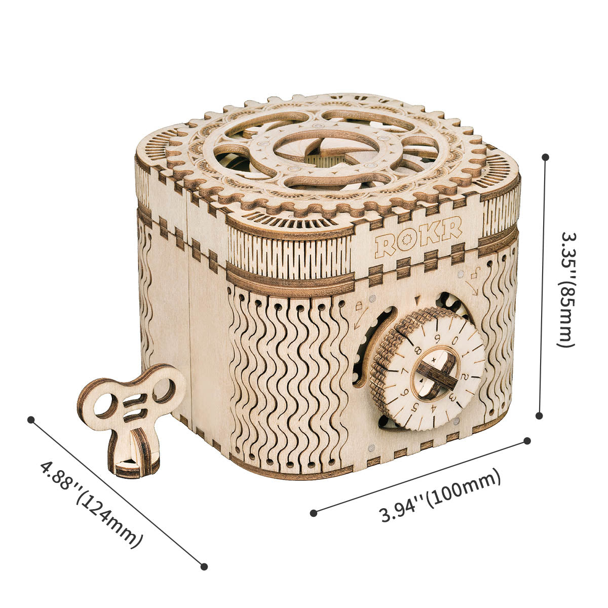 Treasure Box Mechanical Gears 3D Puzzle