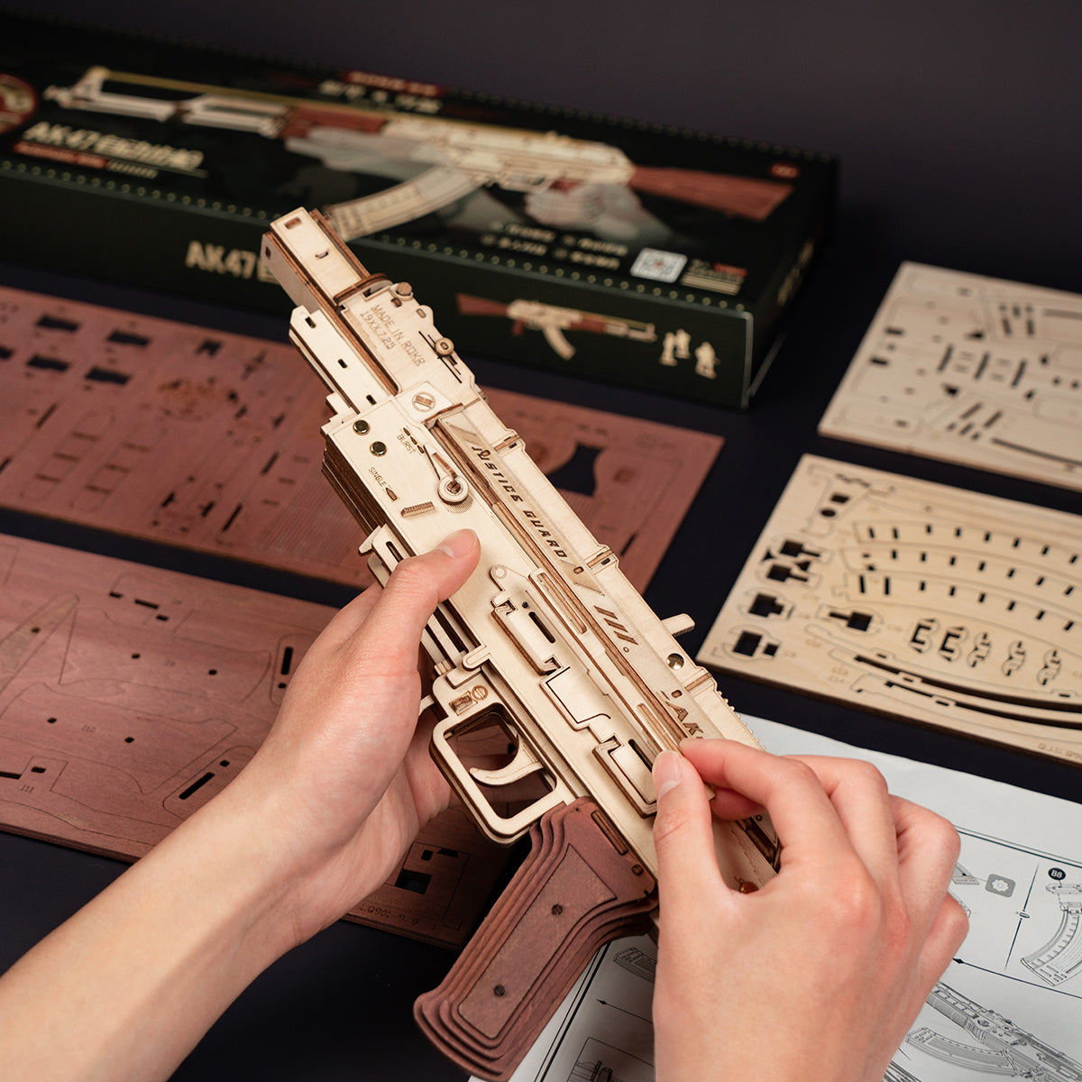 AK-47 Assault Rifle Toy Gun 3D Puzzle