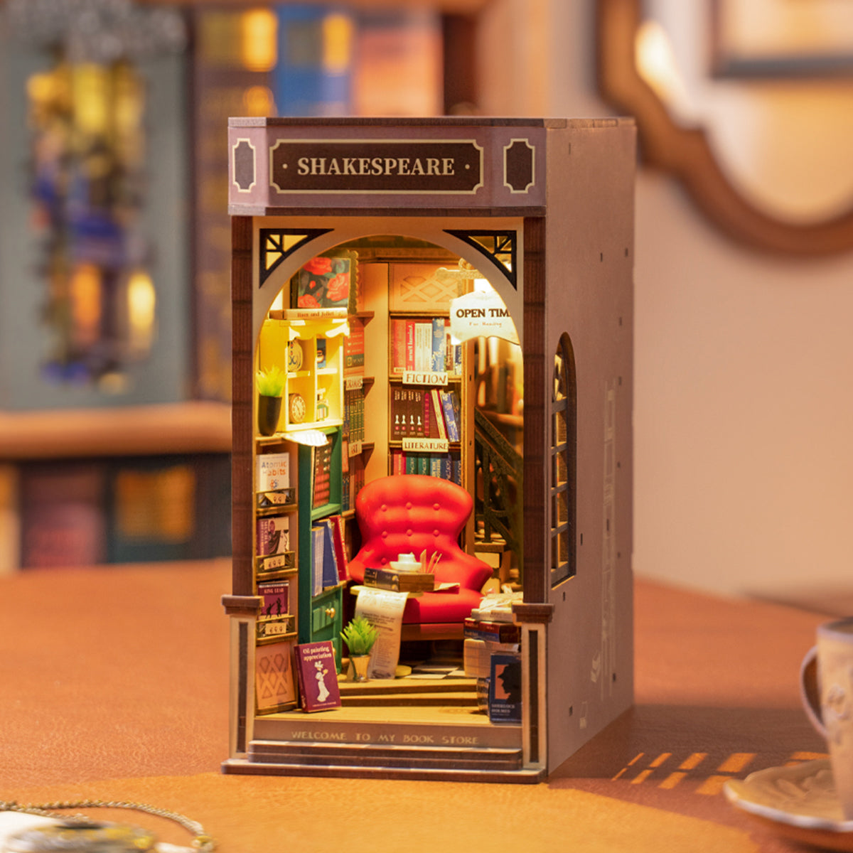Bookstore DIY Book Nook Shelf Insert
