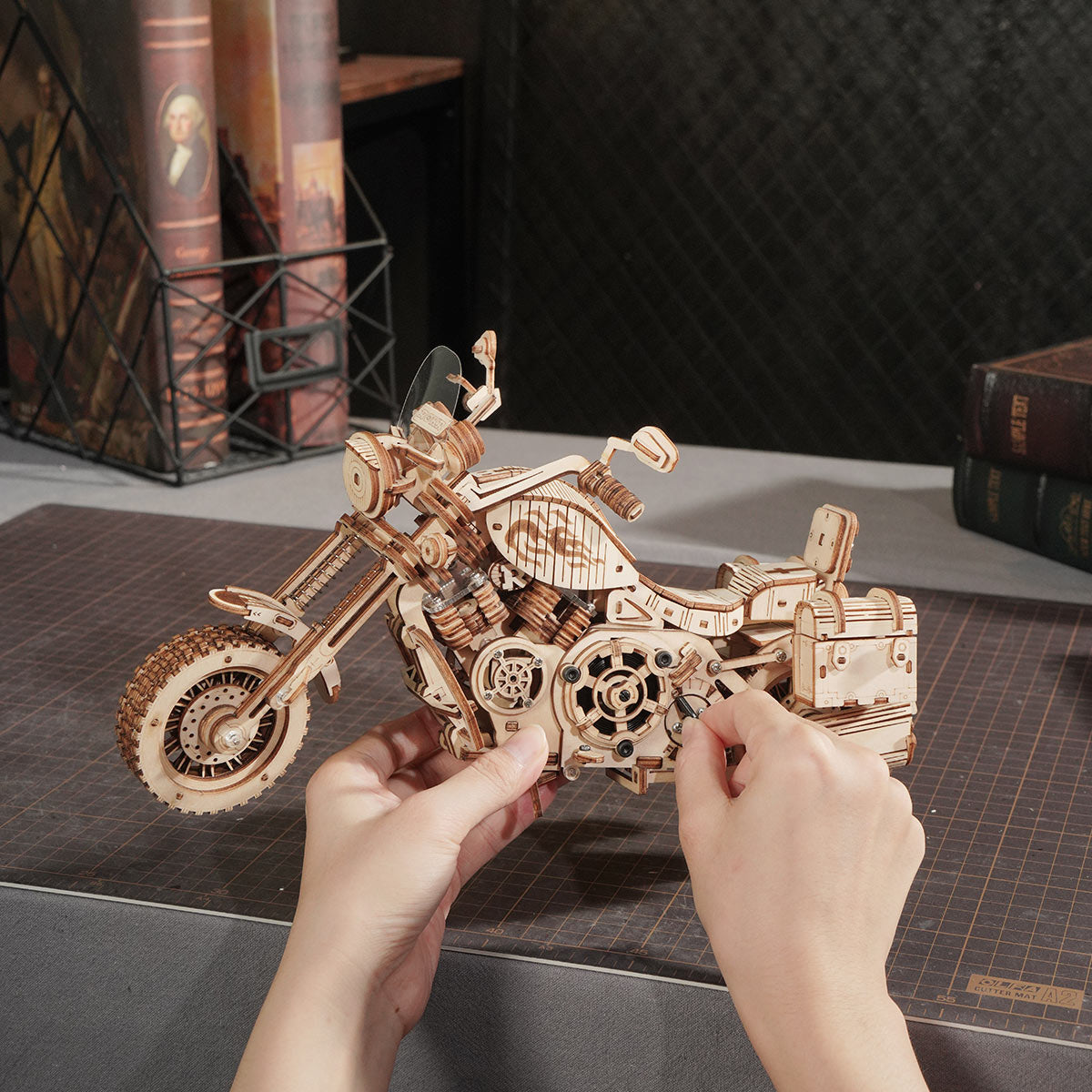 Cruiser Motorcycle 3D Puzzle