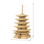Five-storied Pagoda DIY 3D Puzzle