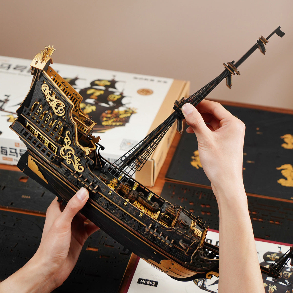 The Seahorse Barque 3D Puzzle