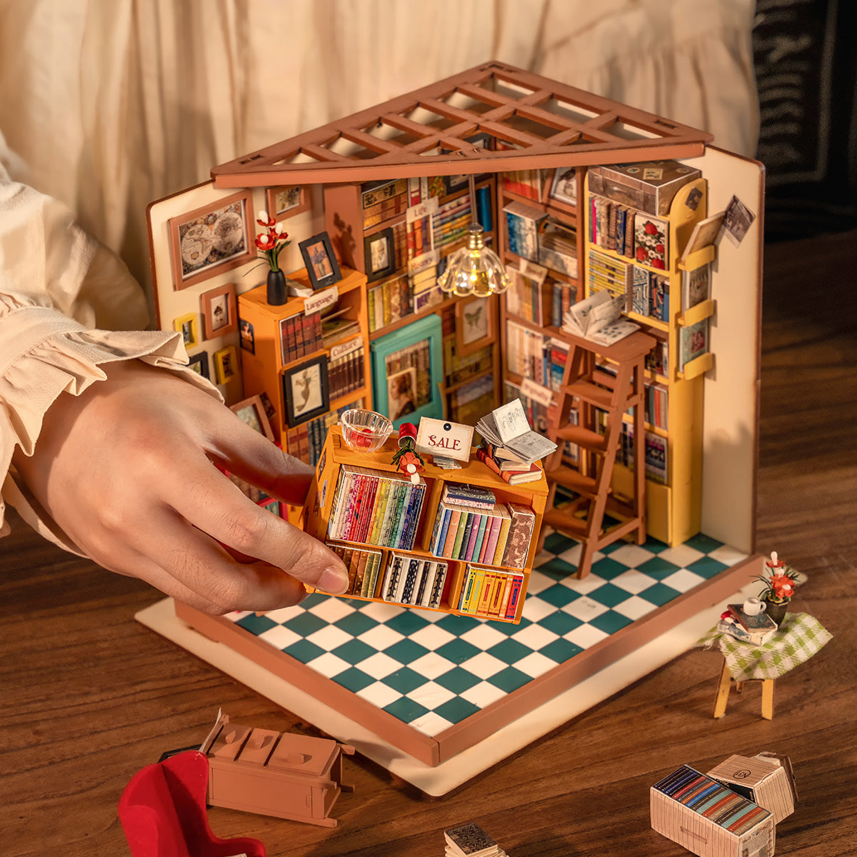Sam's Study Library DIY Miniature House