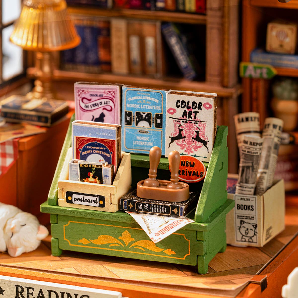 The Muse Bookshop DIY Miniature House