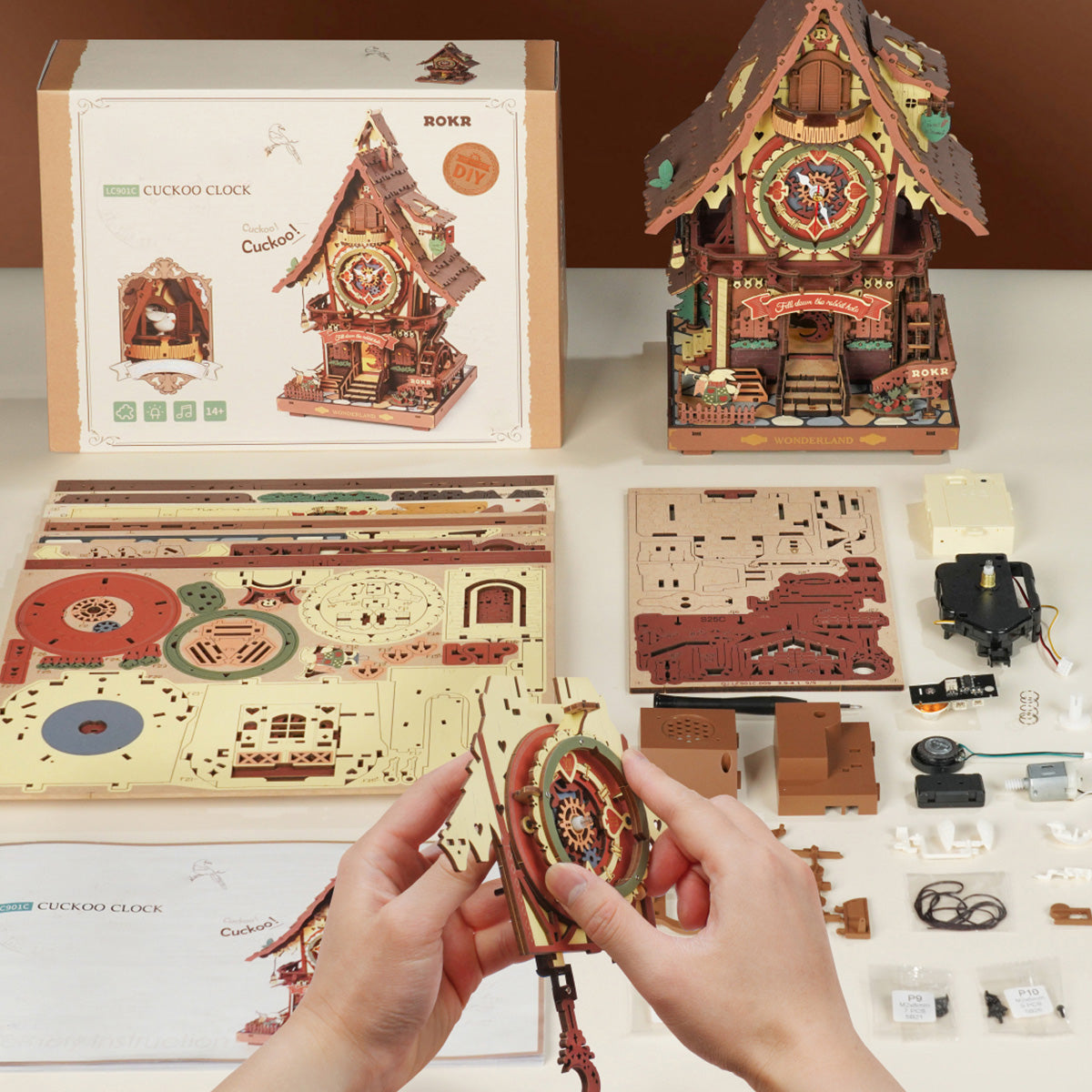 Cuckoo Clock Mechanical 3D Puzzle