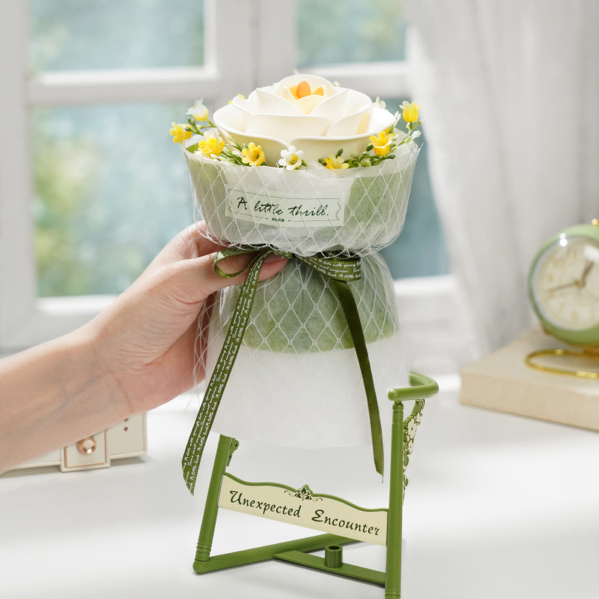 White Camellia DIY 3D Puzzle