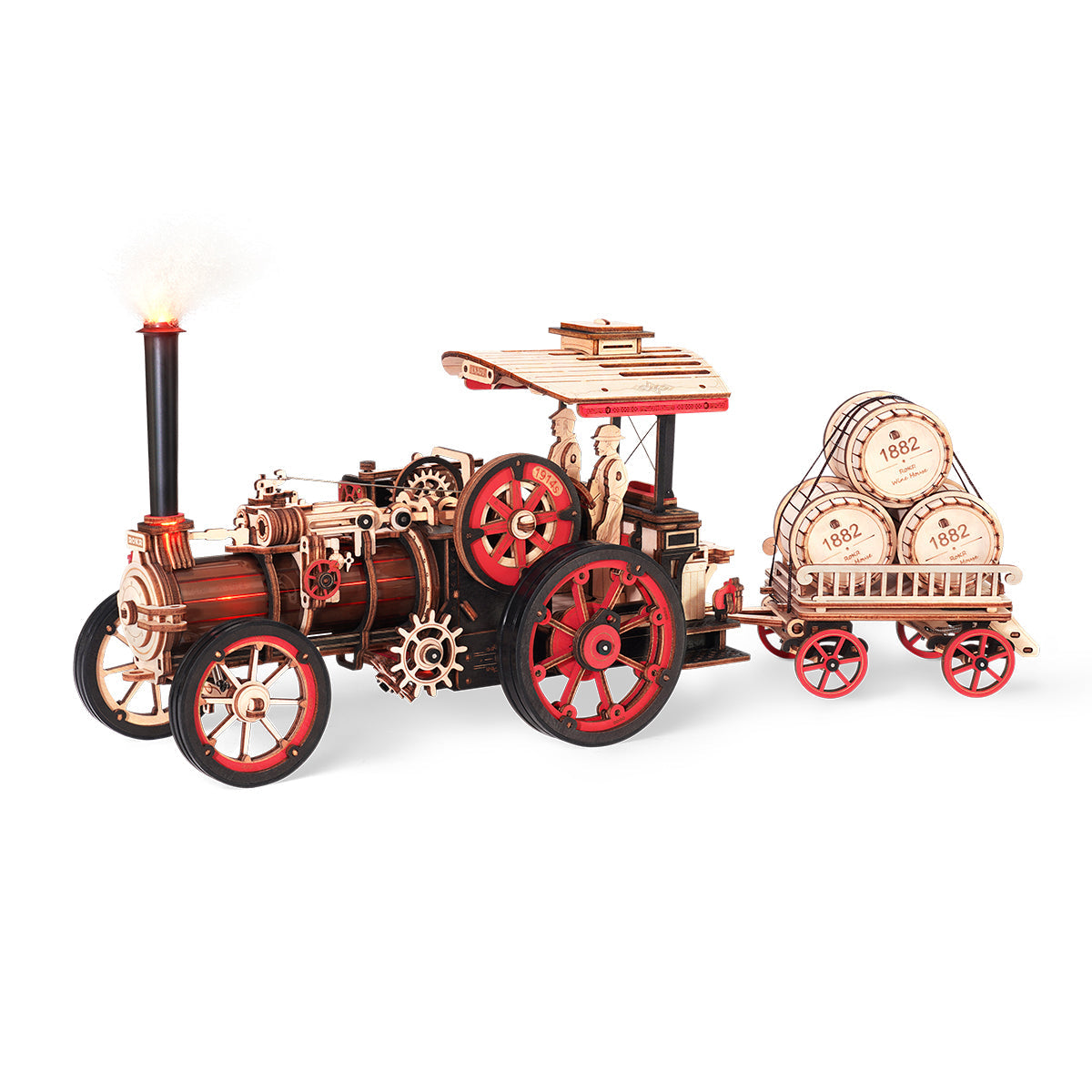 Steam Engine Mechanical 3D Puzzle (Battery powered)