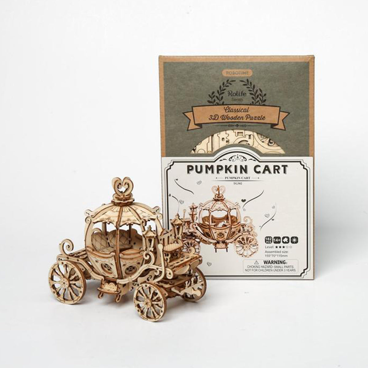 Pumpkin Carriage 3D Puzzle