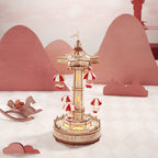 Parachute Tower DIY Music Box 3D Puzzle
