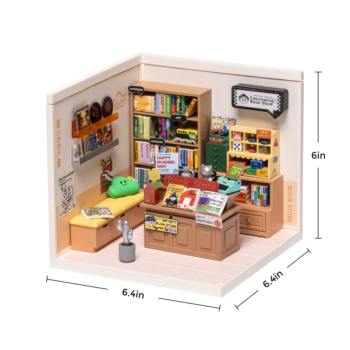 Fascinating Book Store DIY Miniature House