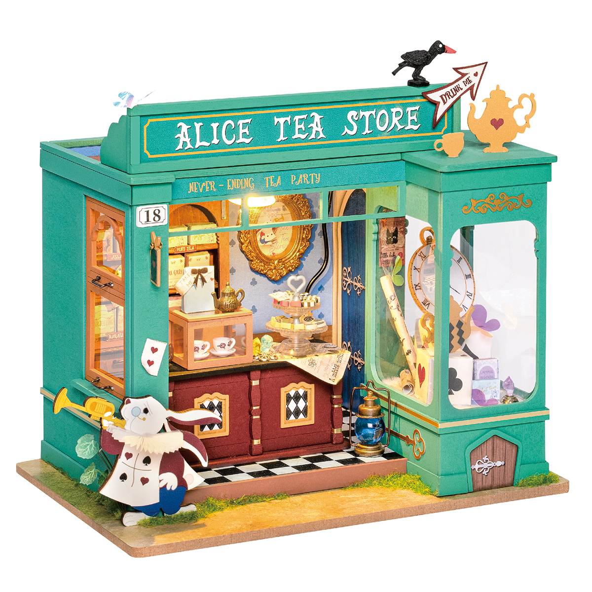 Alice's Tea Store DIY Miniature House