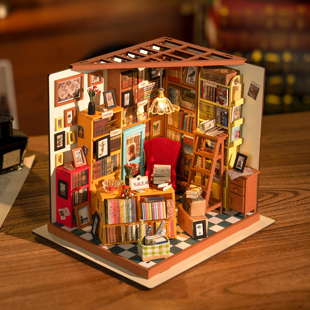 Sam's Study Library DIY Miniature House