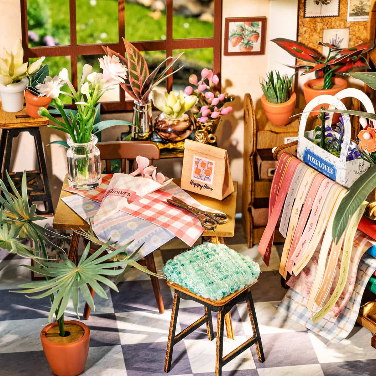 Rolife Emily's Flower Shop Miniature House