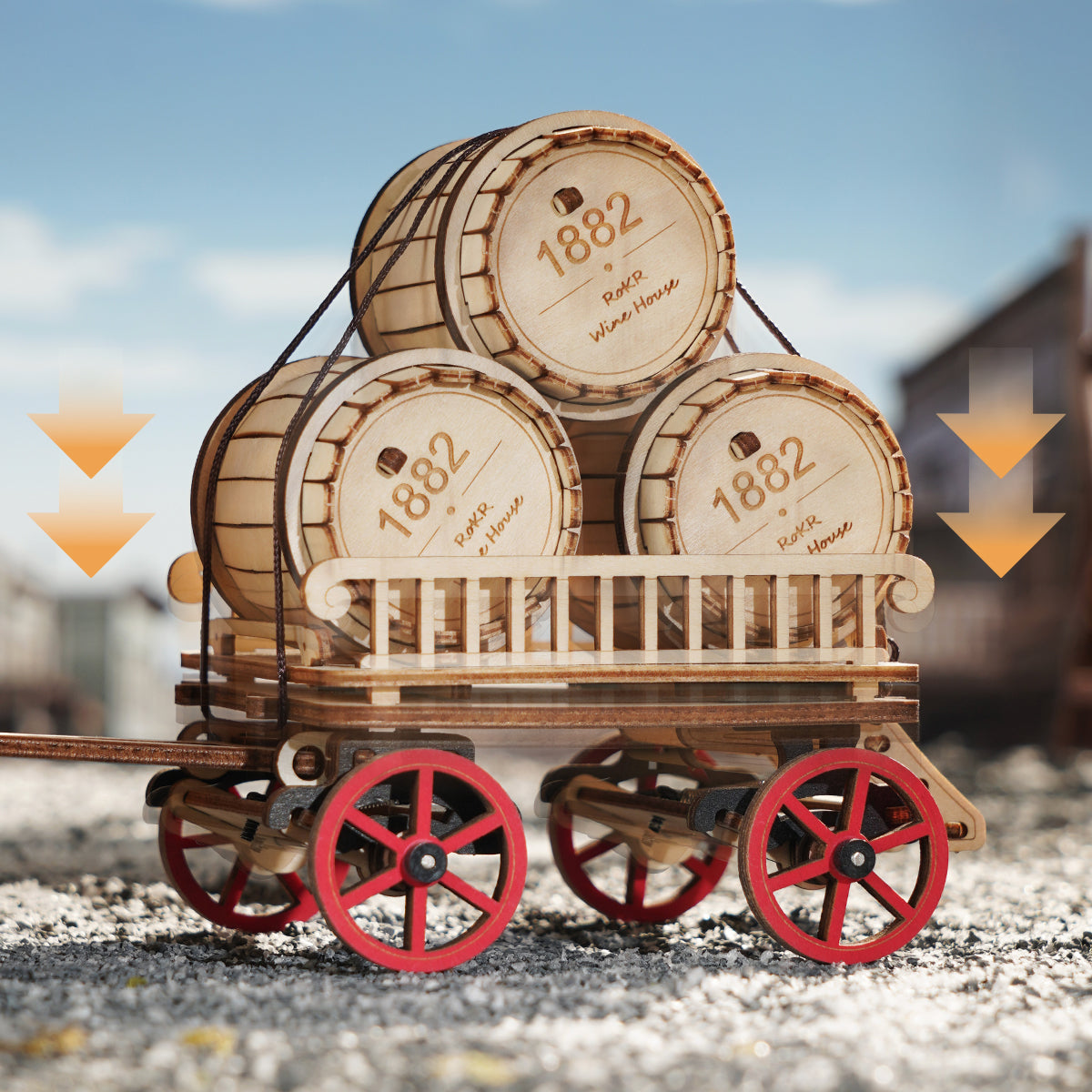 Steam Engine Mechanical 3D Puzzle (Battery powered)