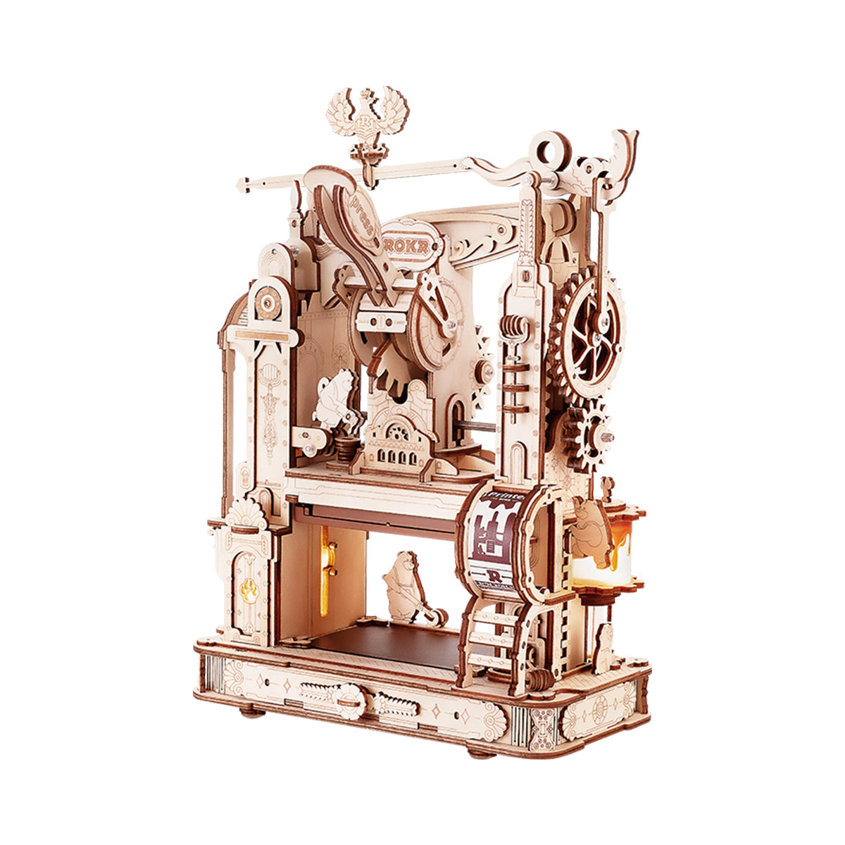 Classic Printing Press Mechanical 3D Puzzle