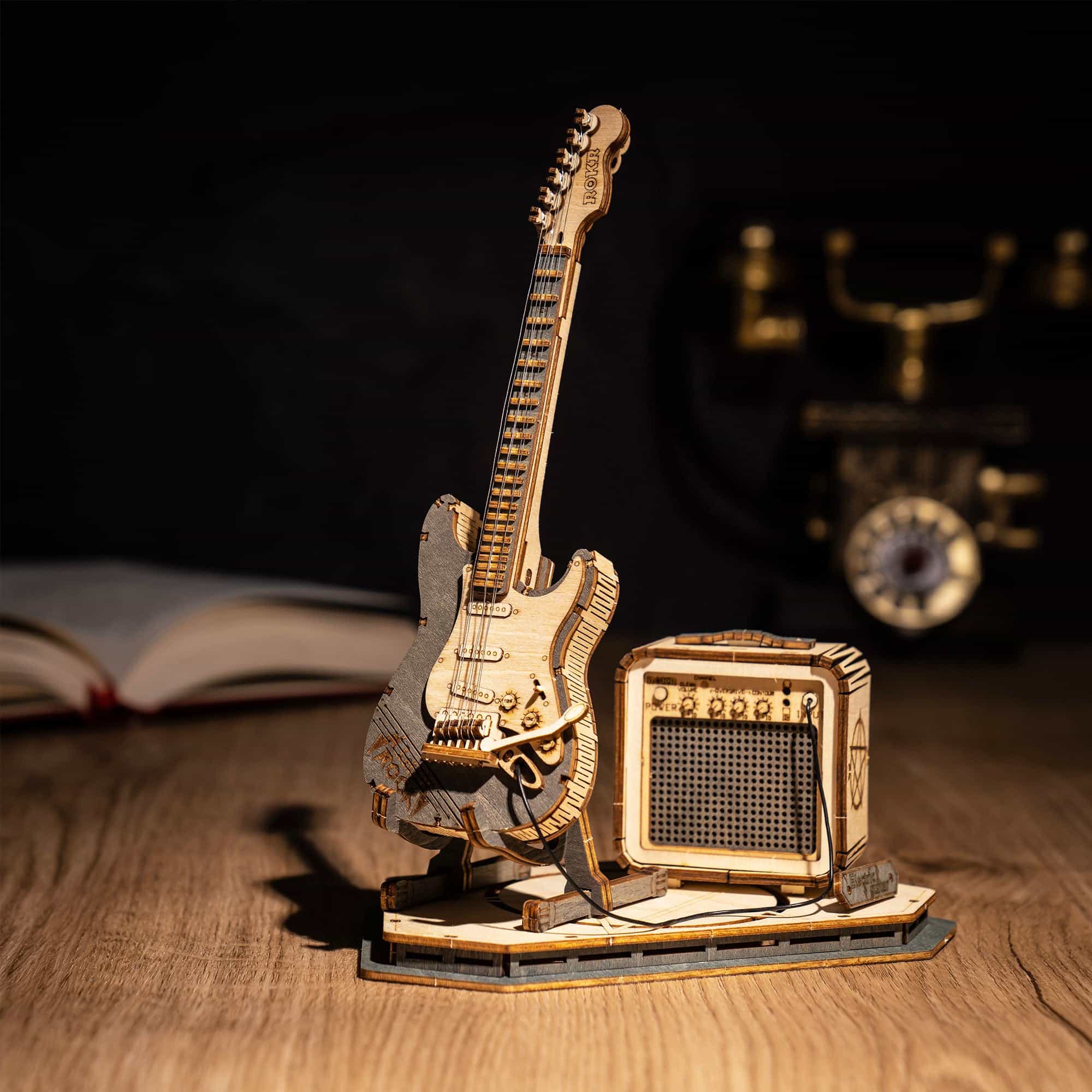 Electric Guitar Model 3D Puzzle