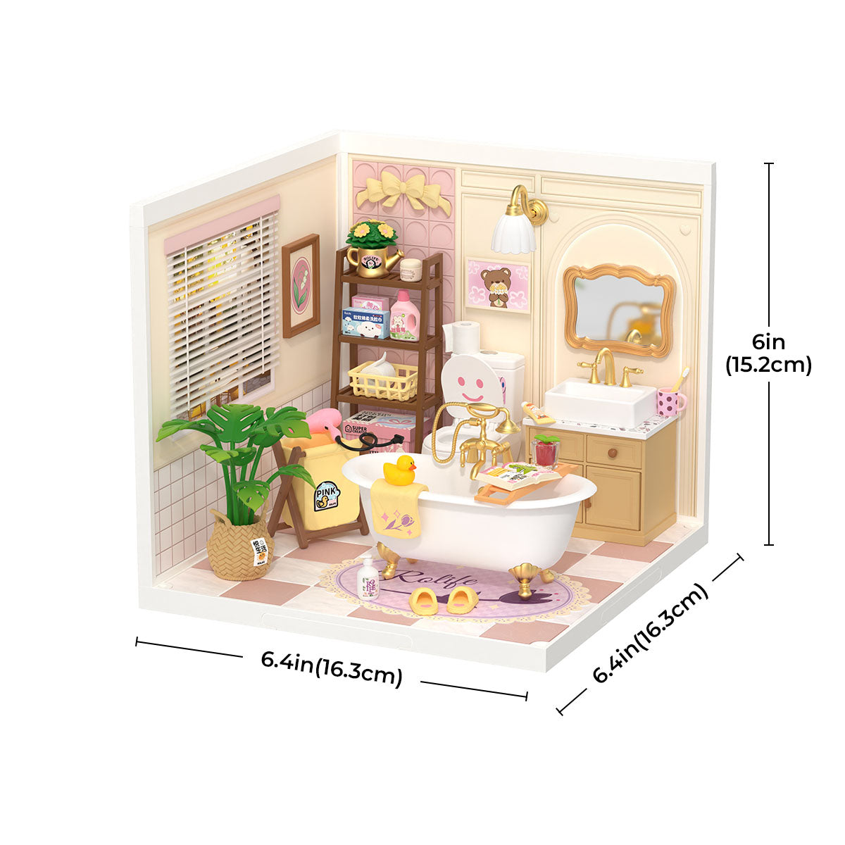 Pop Bubble Bathroom DIY Miniature House