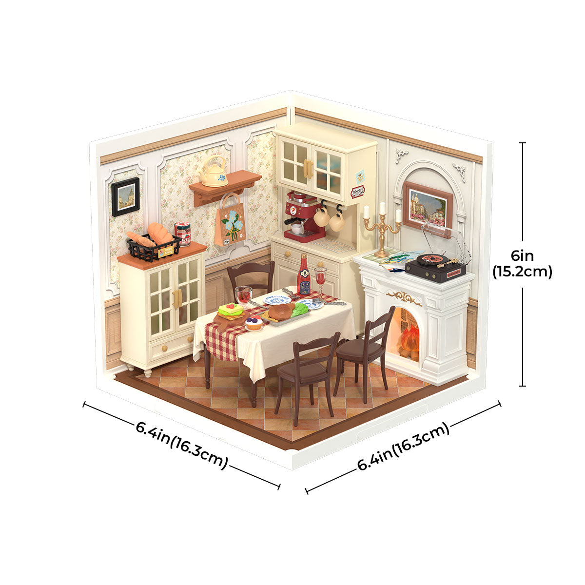 Warm Dining Room DIY Miniature House