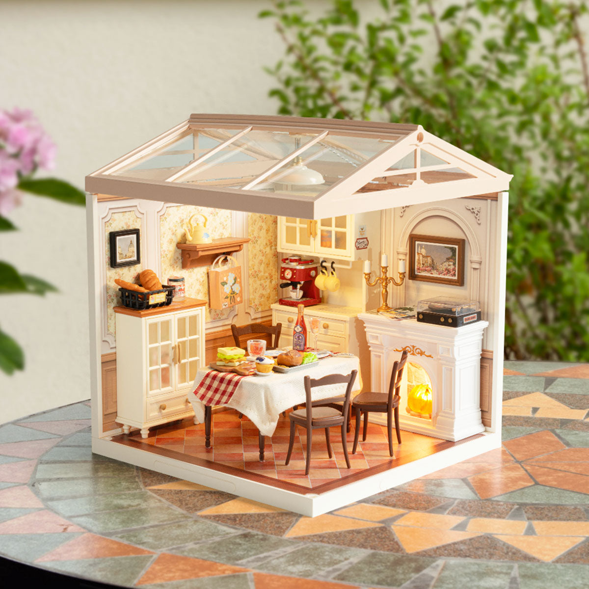 Warm Dining Room DIY Miniature House