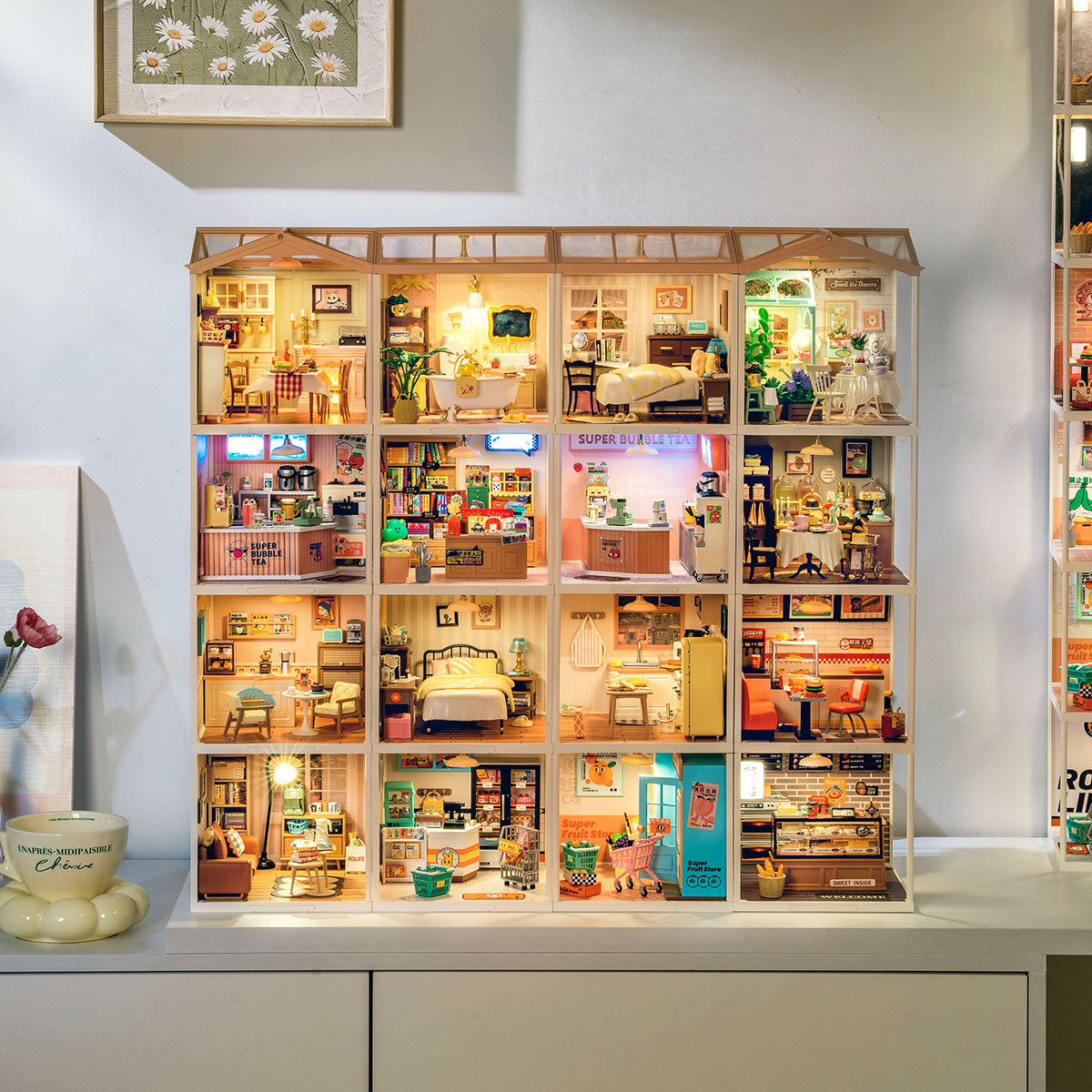 Warm Dining Room DIY Miniature House
