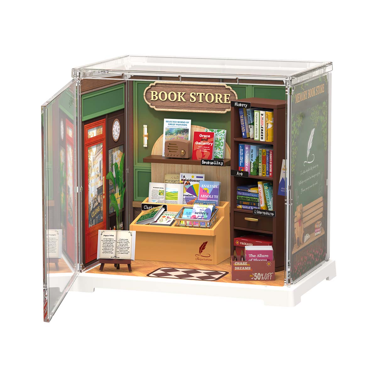 Memory Book Store DIY Miniature House