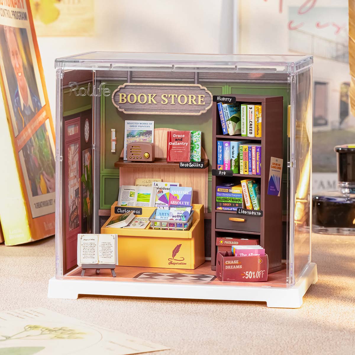 Memory Book Store DIY Miniature House