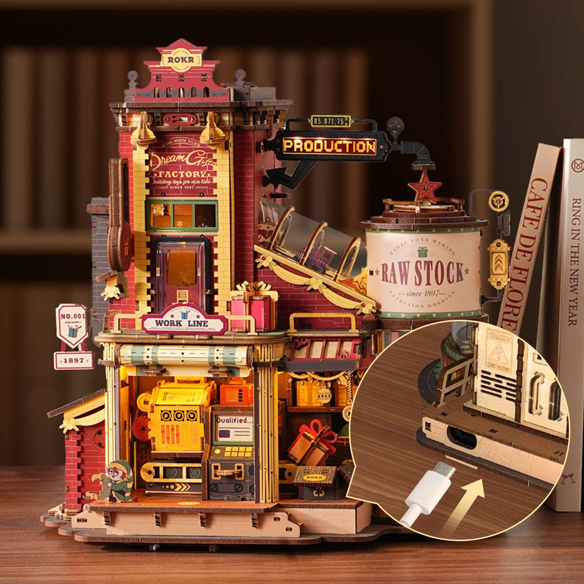 Christmas Dream Gift Factory Music Box