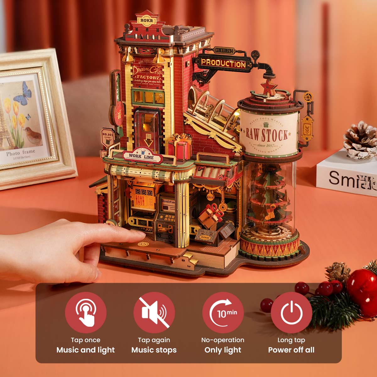 Christmas Dream Gift Factory Music Box