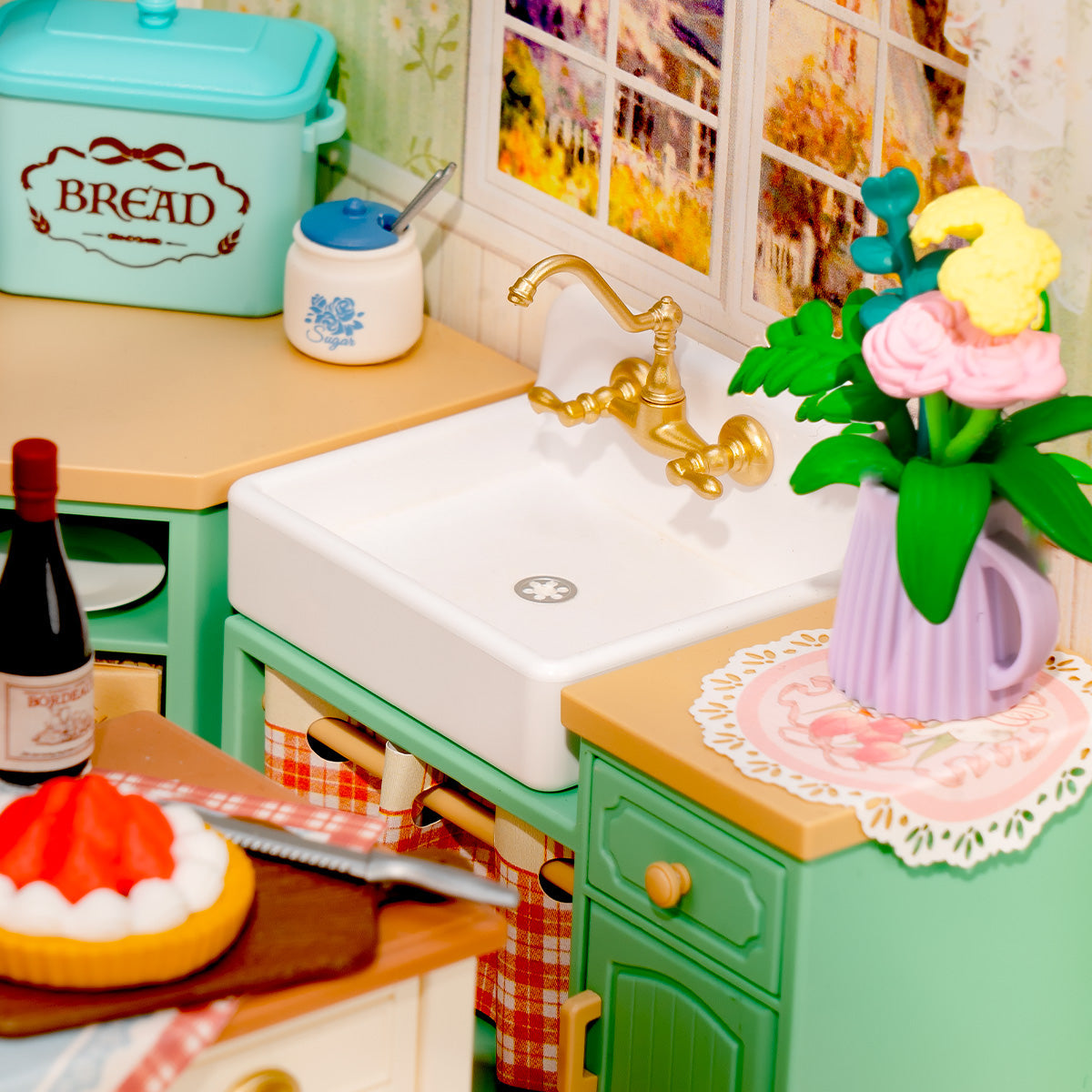 Farmhouse Kitchen DIY Miniature House
