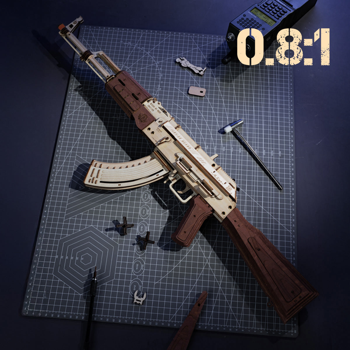 AK-47 Assault Rifle Toy Gun 3D Puzzle