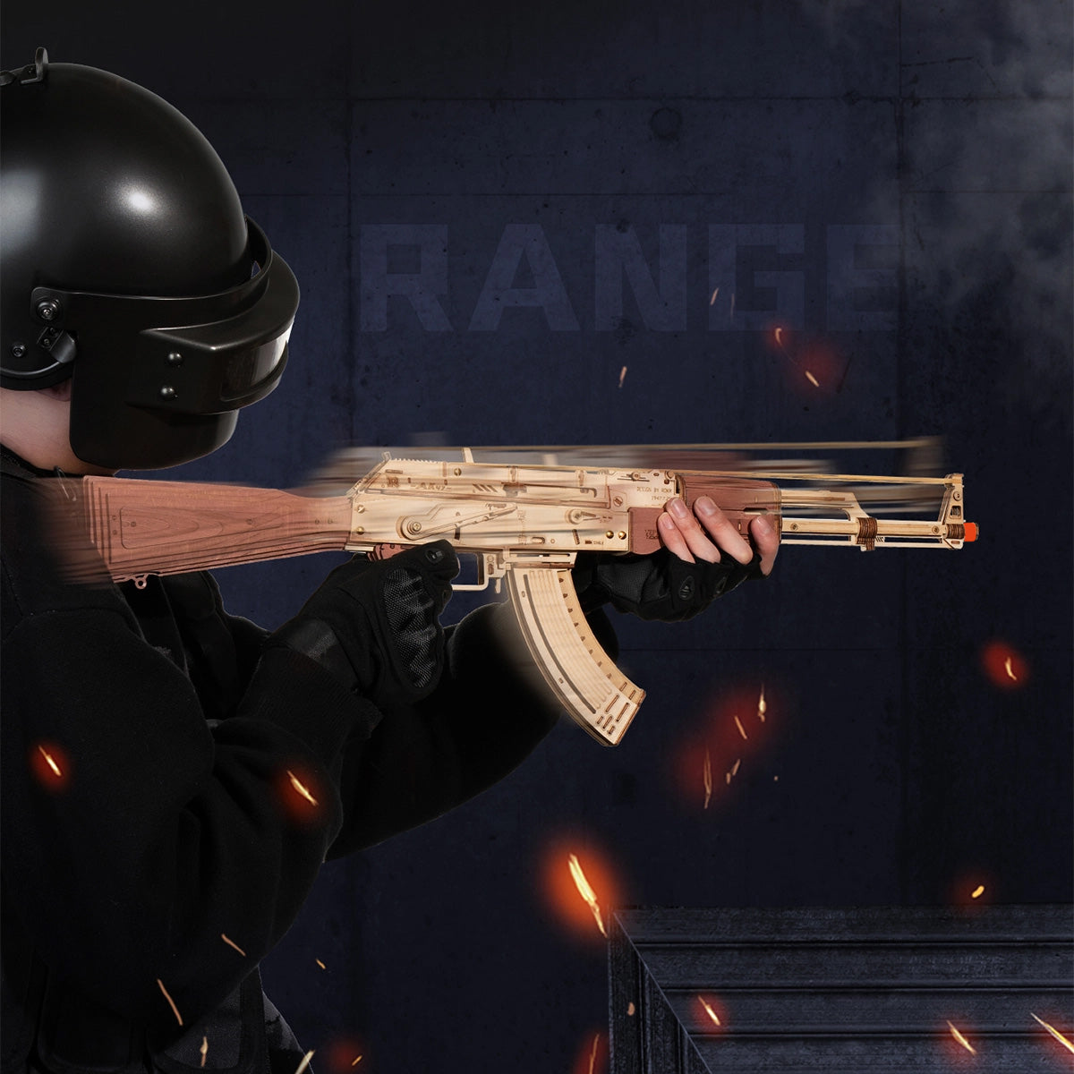 AK-47 Assault Rifle Toy Gun 3D Puzzle