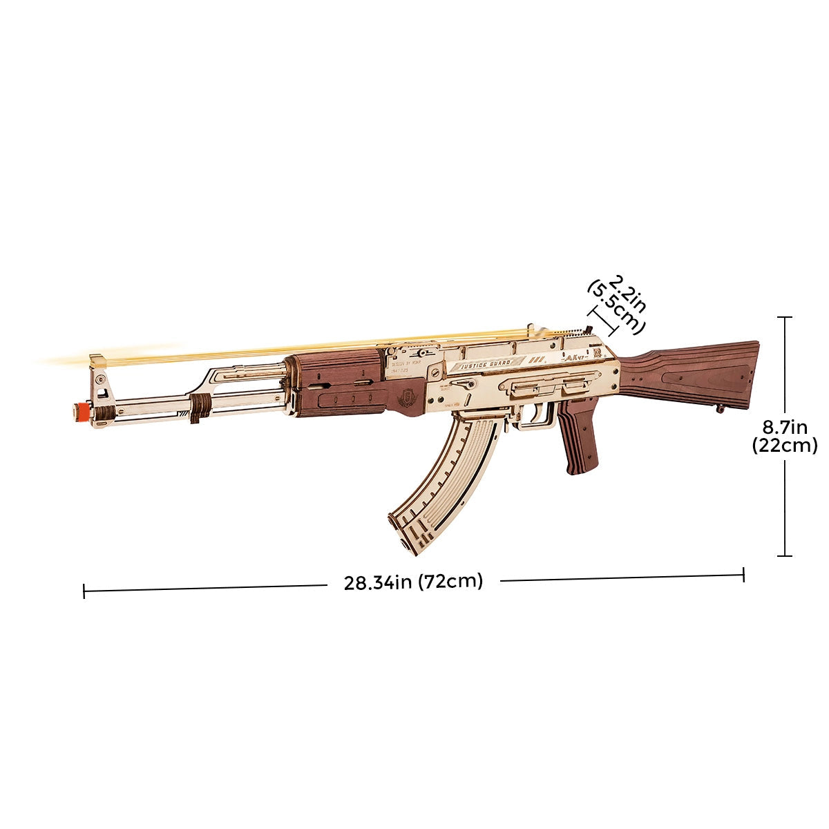 AK-47 Assault Rifle Toy Gun 3D Puzzle