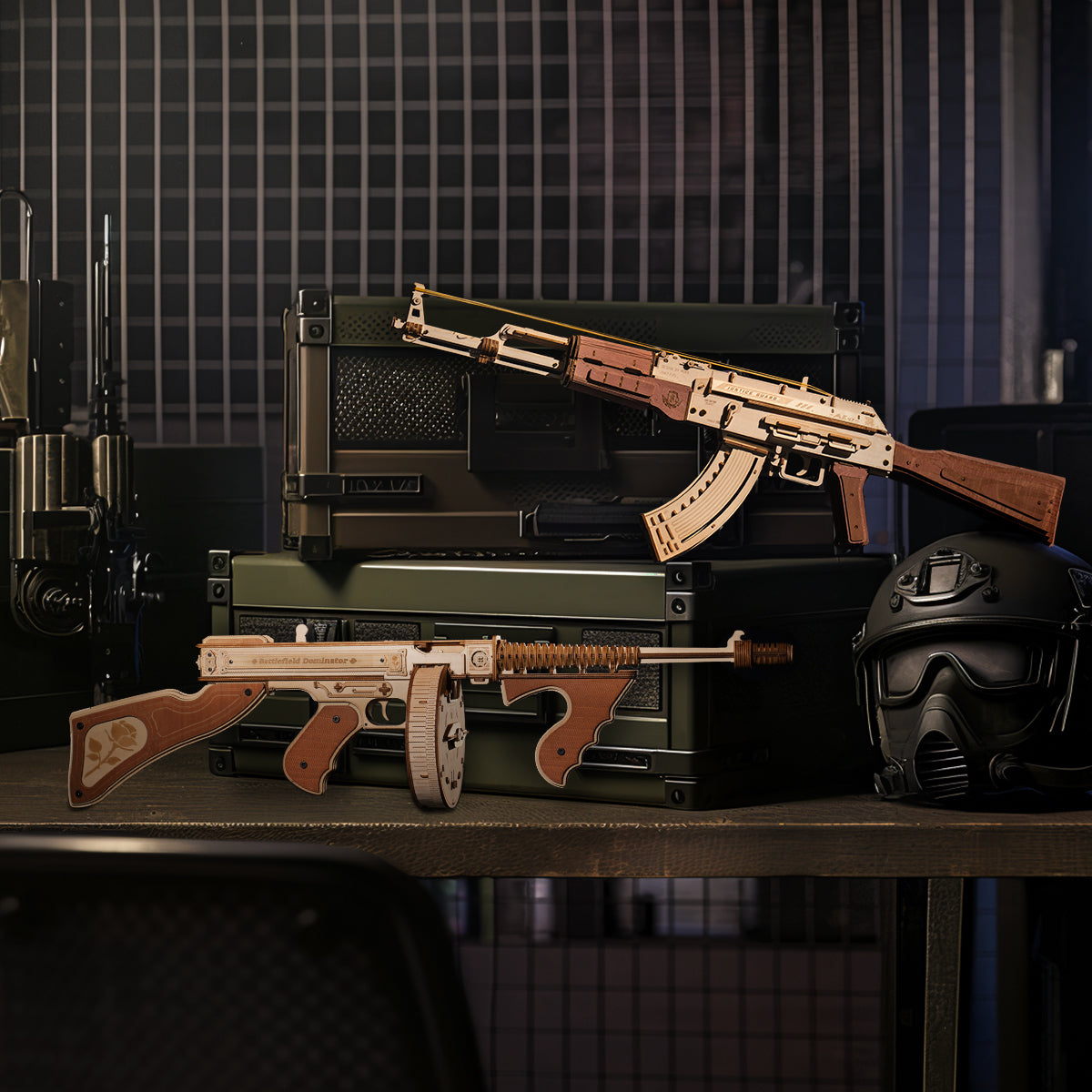 Thompson Submachine Toy Gun 3D Puzzle