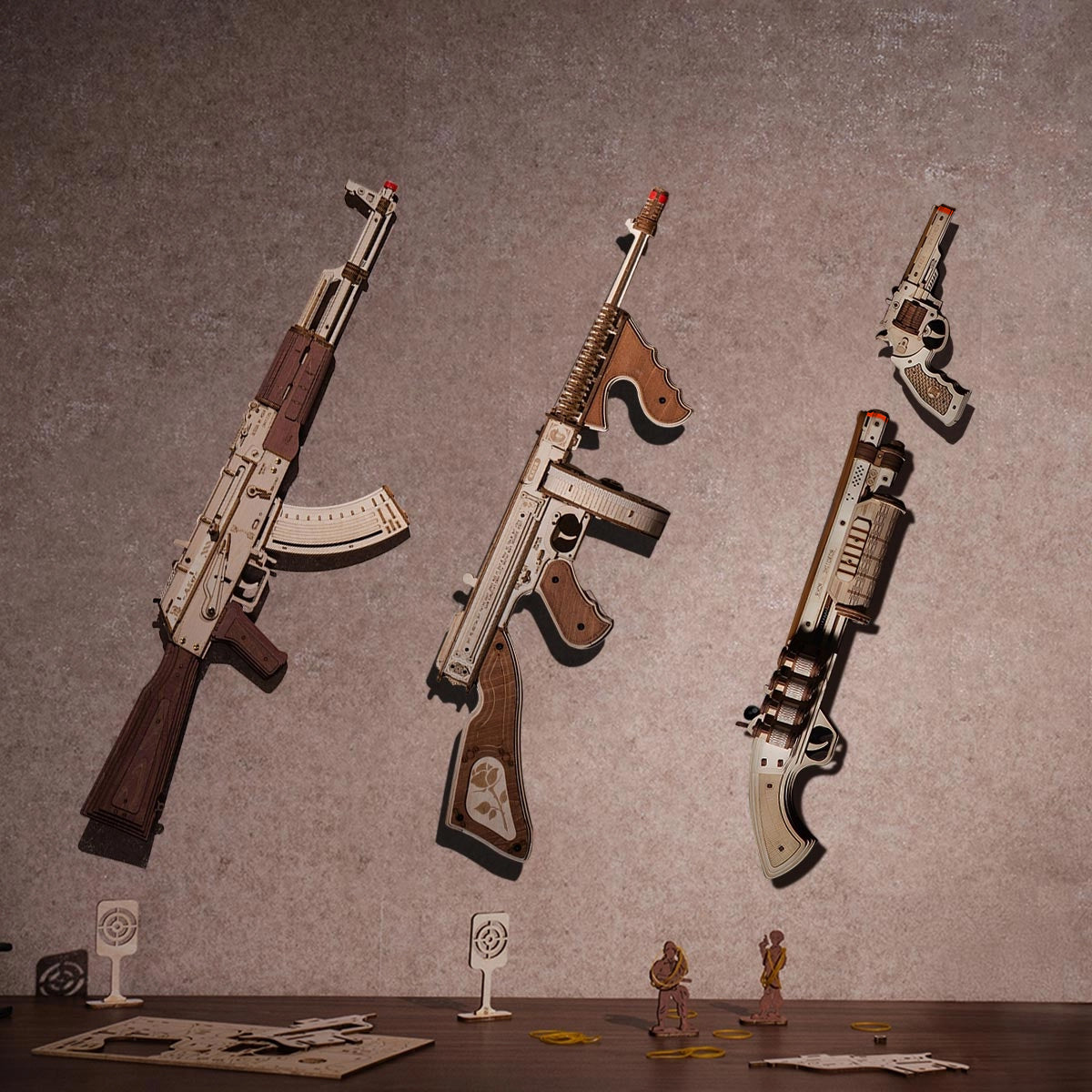 Thompson Submachine Toy Gun 3D Puzzle