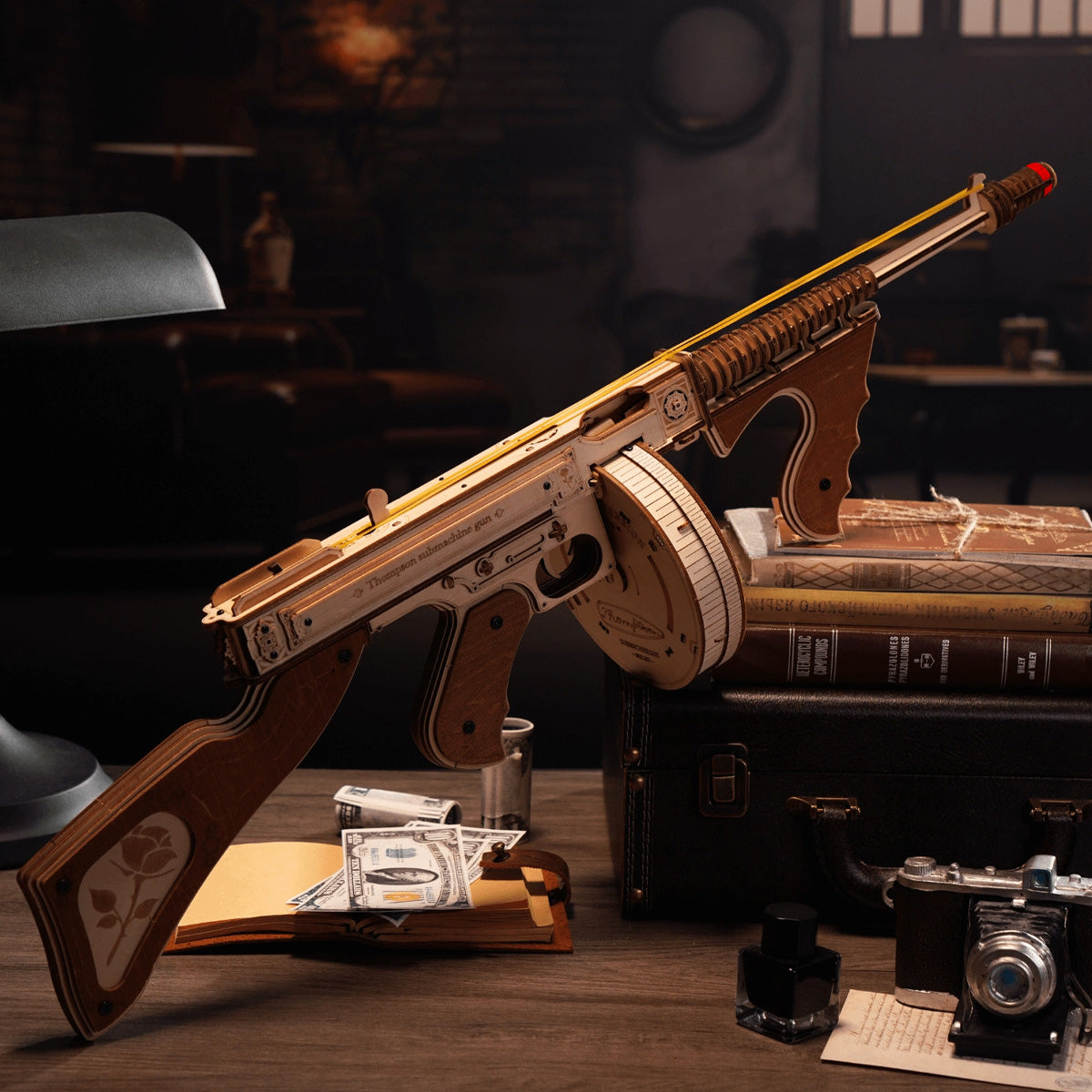 Thompson Submachine Toy Gun 3D Puzzle