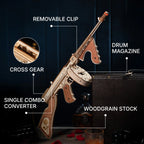 Thompson Submachine Toy Gun 3D Puzzle