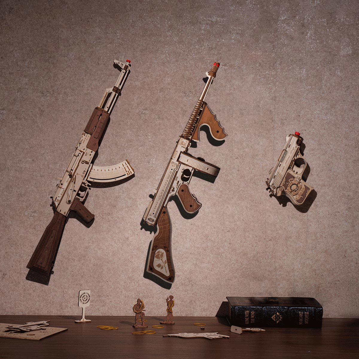 Thompson Submachine Toy Gun 3D Puzzle