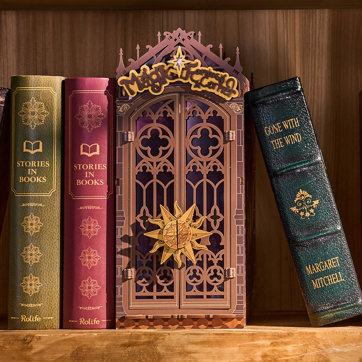 Magic Fantasy Corner DIY Book Nook Shelf Insert