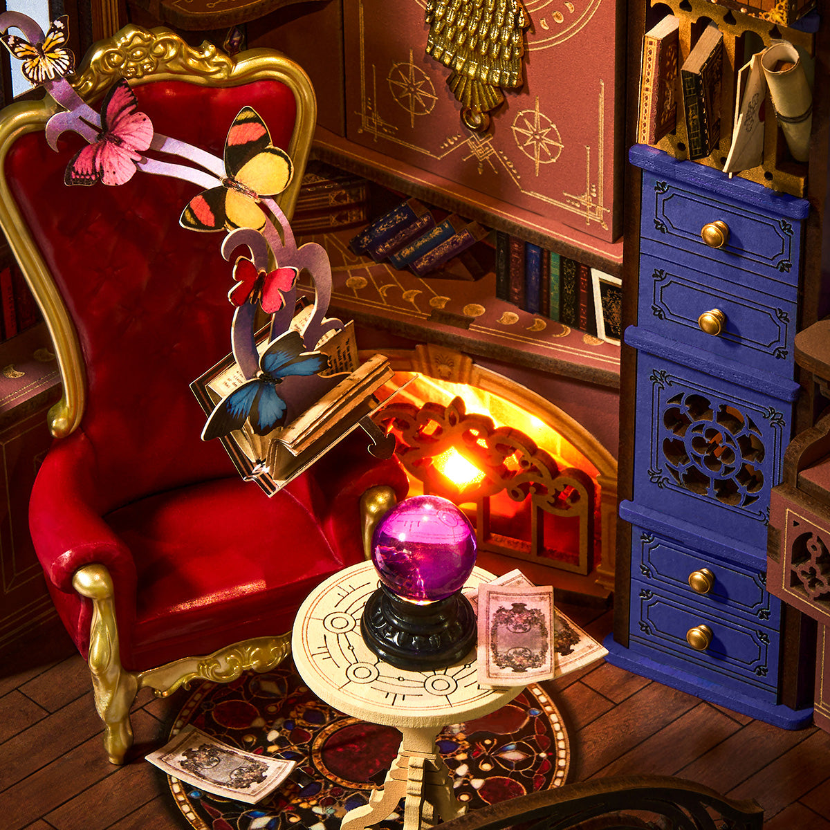 Magic Fantasy Corner DIY Book Nook Shelf Insert