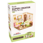 Holiday Tea Time DIY Miniature House