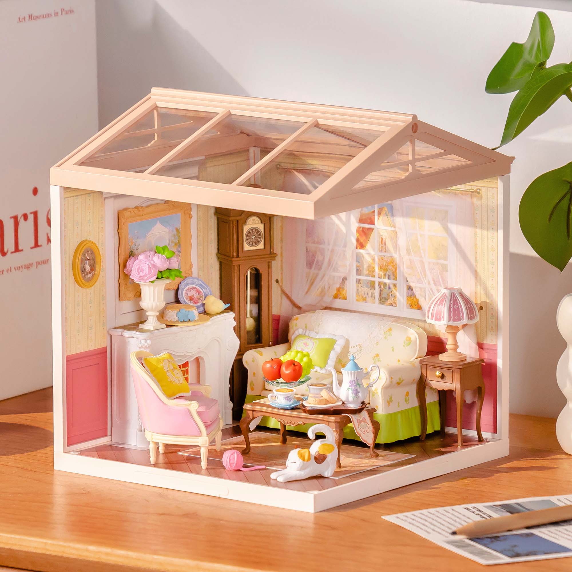 Holiday Tea Time DIY Miniature House