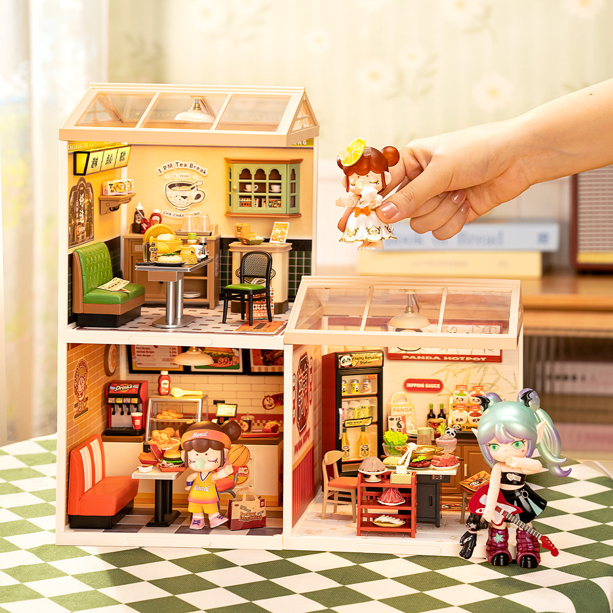 Hong Kong Bites Cafe DIY Miniature House