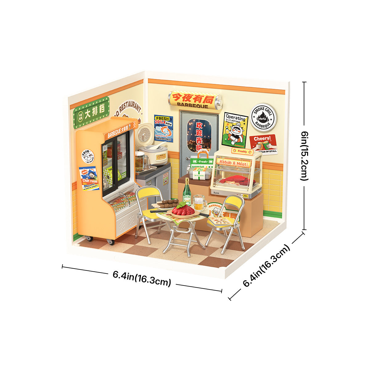 Night Out Food Stall DIY Miniature House