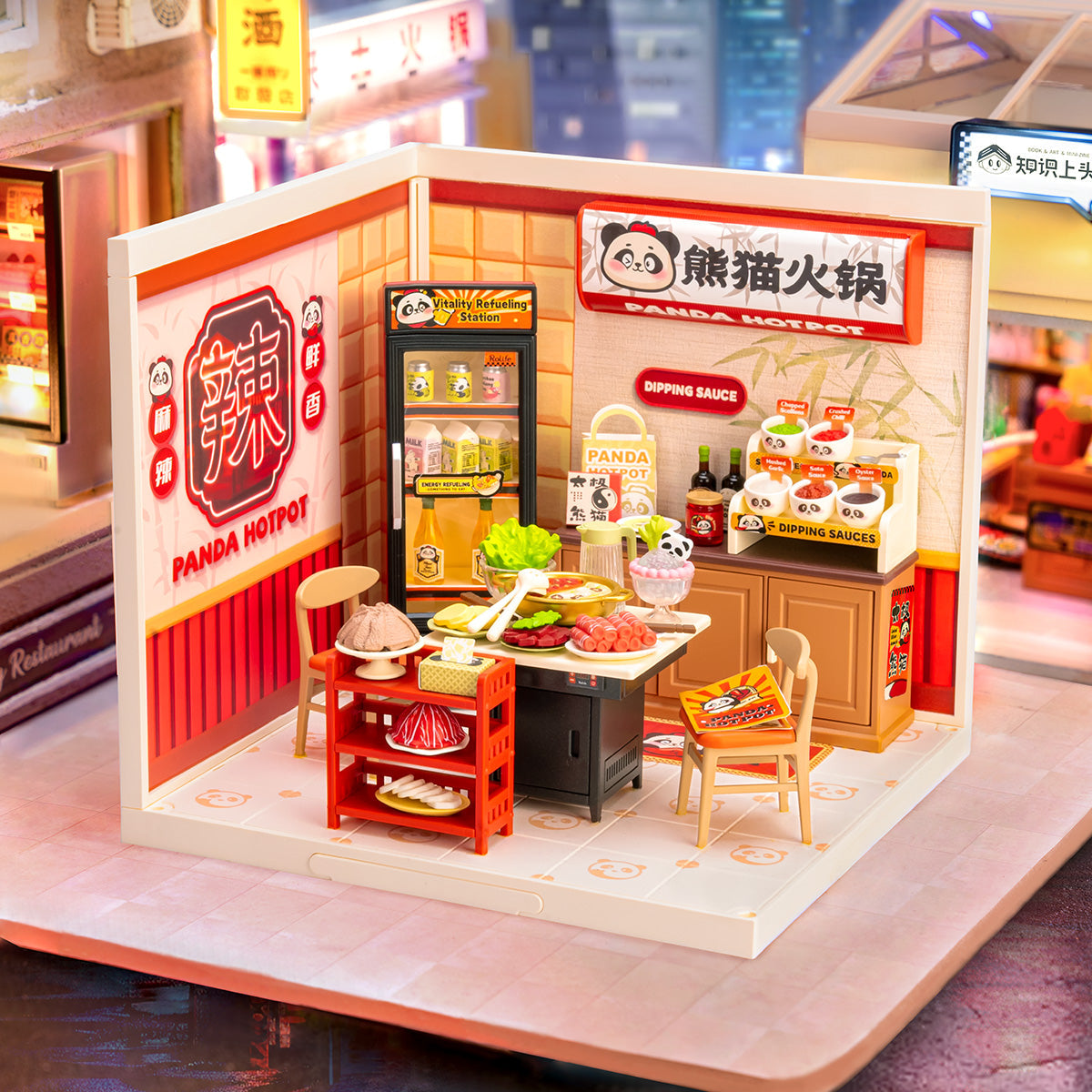 Panda Hot Pot DIY Miniature House