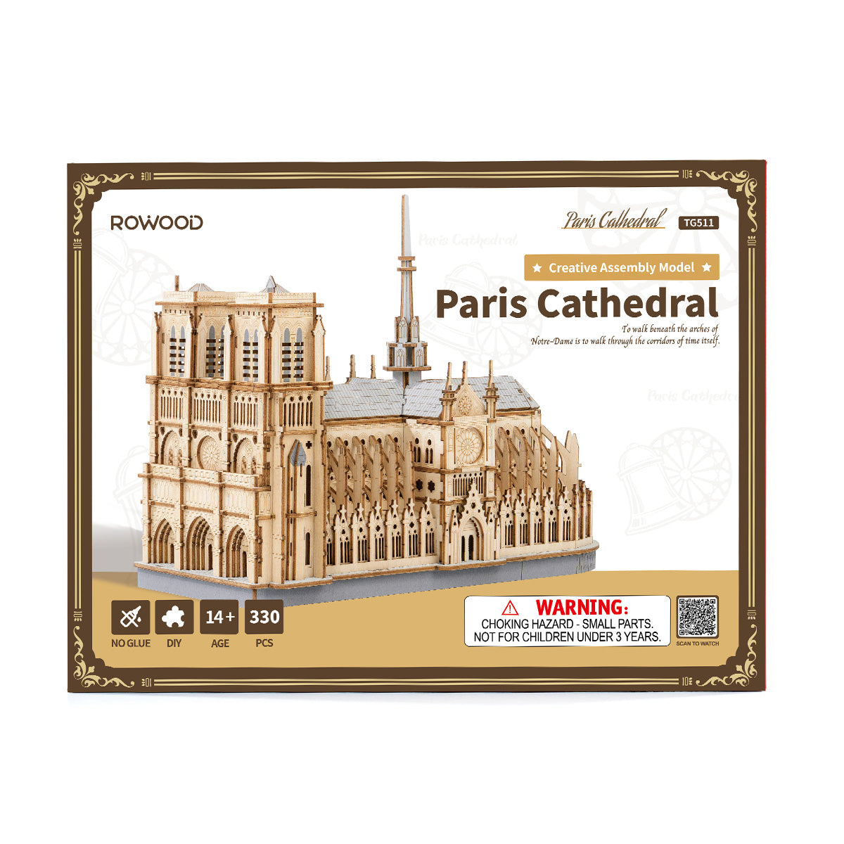 Paris Cathedral 3D Puzzle