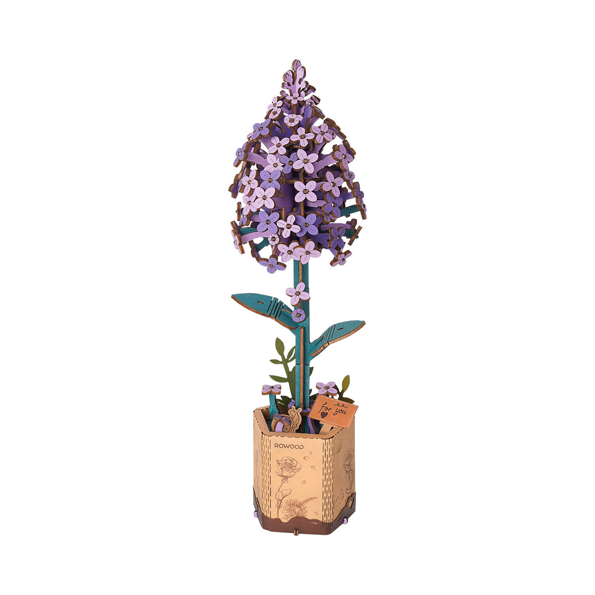 Lilac DIY Flower 3D Puzzle