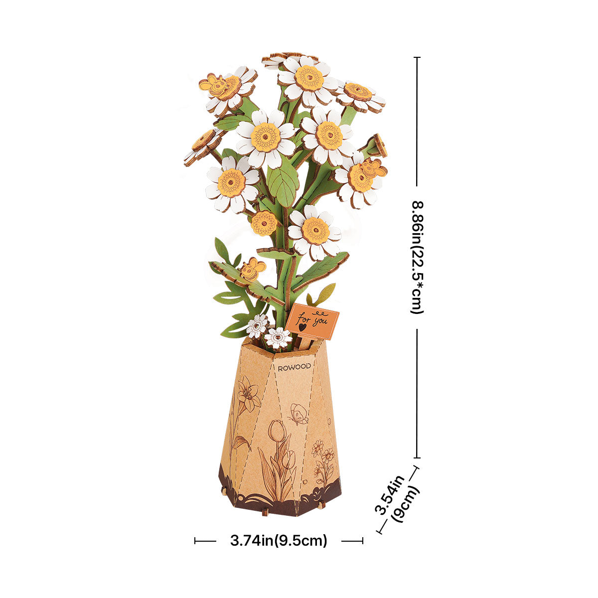 Chamomile DIY Flower 3D Puzzle